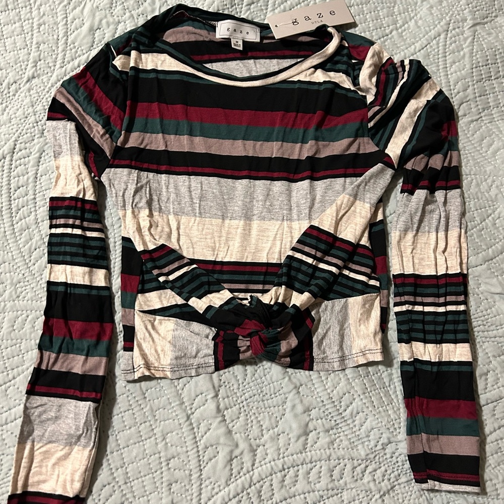 Gaze Women's Long Sleeve Crop Top